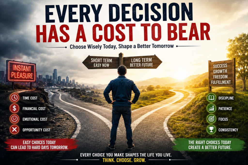 Every Decision Has a Cost to Bear