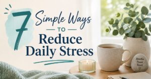 7 Simple Ways to Reduce Daily Stress Fast
