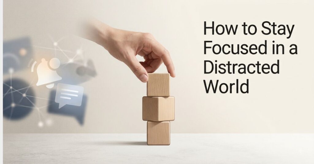 how to stay focused in a distracted world